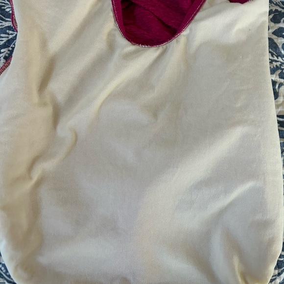 One piece raspberry colored bathing suit - Picture 7 of 7